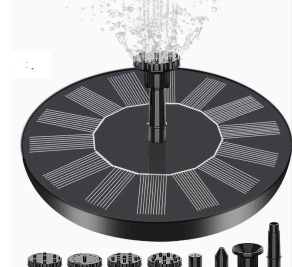 1.5W Solar Fountain Pump Kit with 6 Nozzles