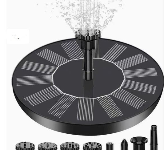 1.5W Solar Fountain Pump Kit with 6 Nozzles
